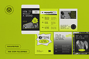 Business Instagram Post Carousel, a Social Media Template by graphicook (Thumbnail 1 of 3)