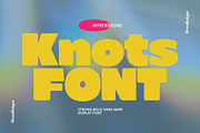 Knots Strong Bold Sans, a Sans Serif Font by Modikstype (Thumbnail 1 of 9)
