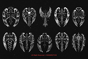 10 Bundle Dark Art Cross Wing Angel, an Illustration by Morspective (Thumbnail 6 of 7)