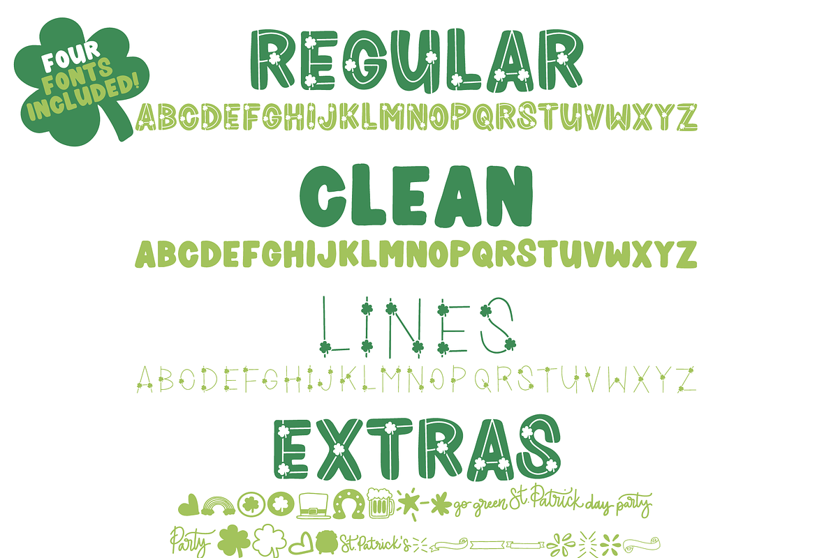 Shamrocker - Font Family preview 2