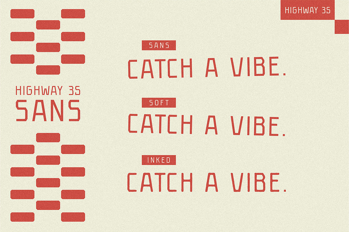 Highway 35 - Retro Font Bundle, a Handwritten Font by Lateral Design (Photo 8 of 17)
