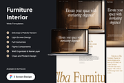 Elba - Furniture Landing Page, a Landing Page Template by SundayWorkTeam (Thumbnail 1 of 4)