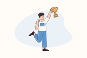 Reward Success Illustration, an Object Graphic by Jump Studio (Thumbnail 10 of 14)