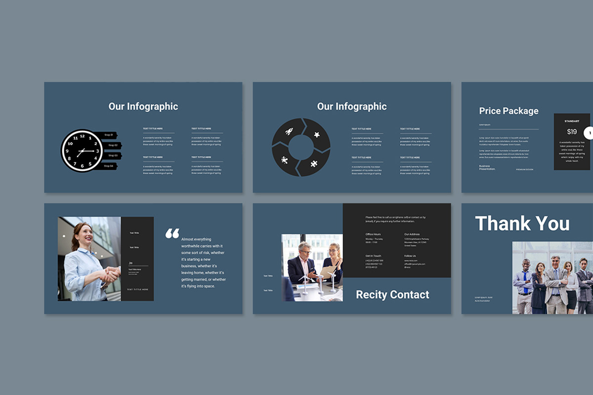 Recity Presentation Template, a Presentation Template by Analogous Temp (Photo 5 of 5)