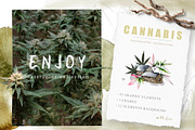 Cannabis. Marijuana harvest set., a Decorative Illustration by Ann Art Houze (Thumbnail 4 of 10)