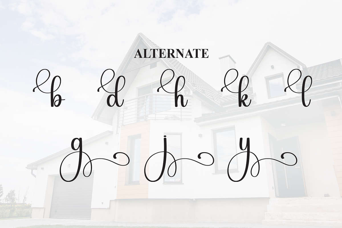 Bighome | Script Font, a Handwritten Font by Scratchones (Photo 8 of 9)