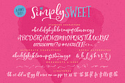 The Simply Sweet Font Duo, a Script Font by Nicky Laatz (Thumbnail 5 of 12)