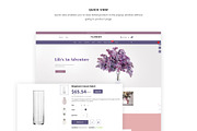FREE LEO FLORERO - FLOWERS AND VASES, a Bootstrap Template by LeoTheme (Thumbnail 3 of 6)