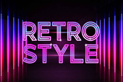NEONBLITZ - Retro Neon Font, a Sans Serif Font by Almarkhatype (Thumbnail 3 of 10)