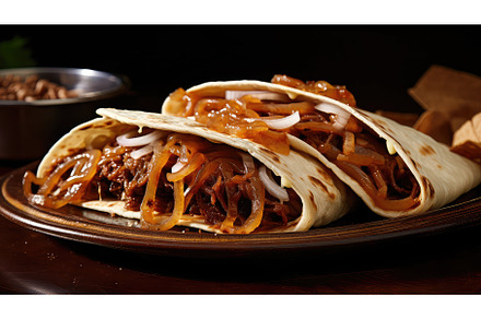 delicious onion taco food ai, a Background Photo by pikepicture