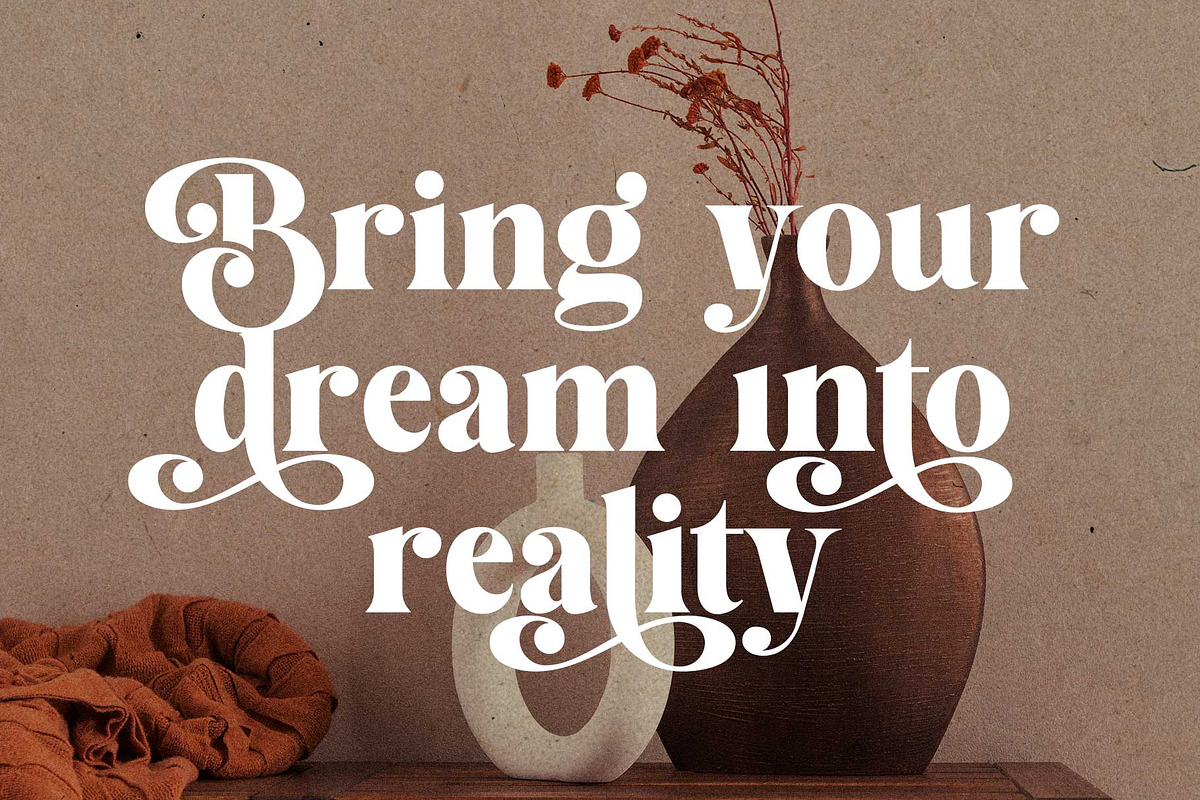 Beauty Rachela Beautiful Serif Font, a Serif Font by RantautypeStudio (Photo 2 of 17)