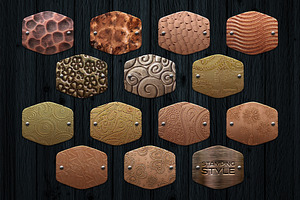 Metal Stamping Photoshop Styles