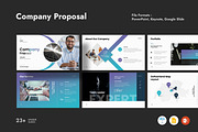 Company Proposal Templae, a Presentation Template by slidestock55 (Thumbnail 1 of 10)