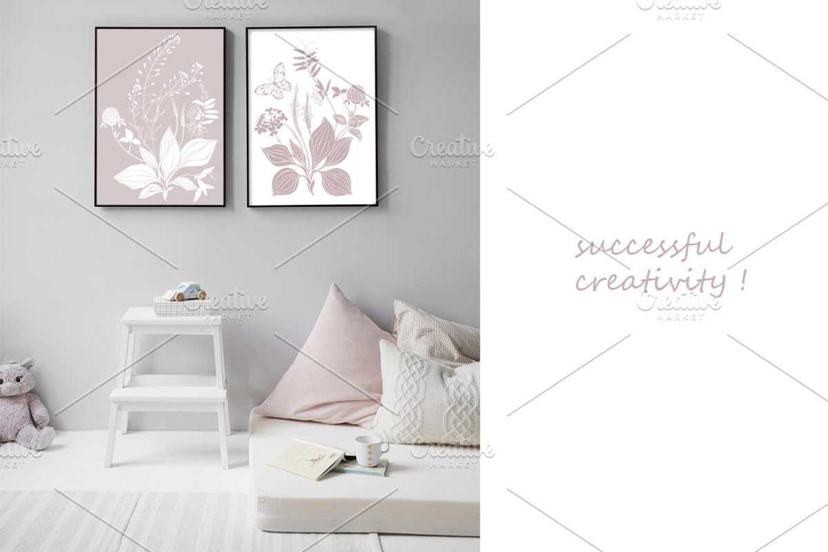 Wildherbs and flowers. Compositions., a Decorative Illustration by maritime_m (Photo 12 of 12)