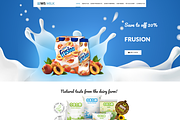 WS Milk -Dairy Store WordPress Theme, a WordPress Template by LTheme (Thumbnail 1 of 2)
