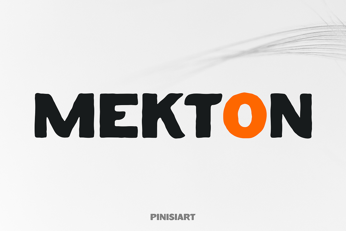 MEKTON, a Font by Pinisi ART (Photo 1 of 10)
