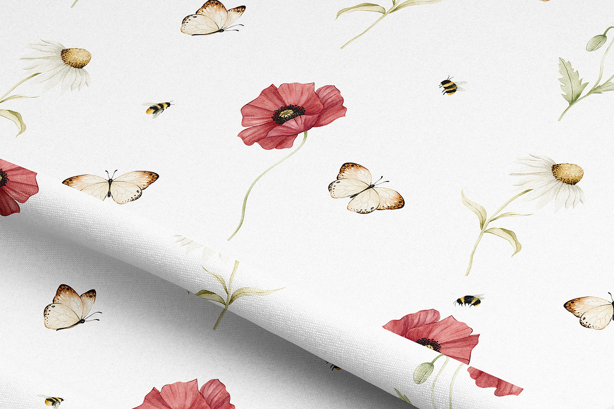 Watercolor Botanical Wildflowers Set, a Decorative Illustration by Carol Lozove (Photo 30 of 36)