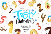 Tasty Numerals - 10 illustrations, an Illustration by Zooza Art (Thumbnail 1 of 3)