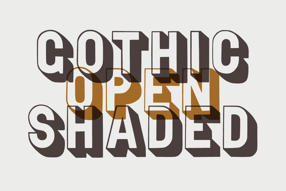 Gothic Open Shaded