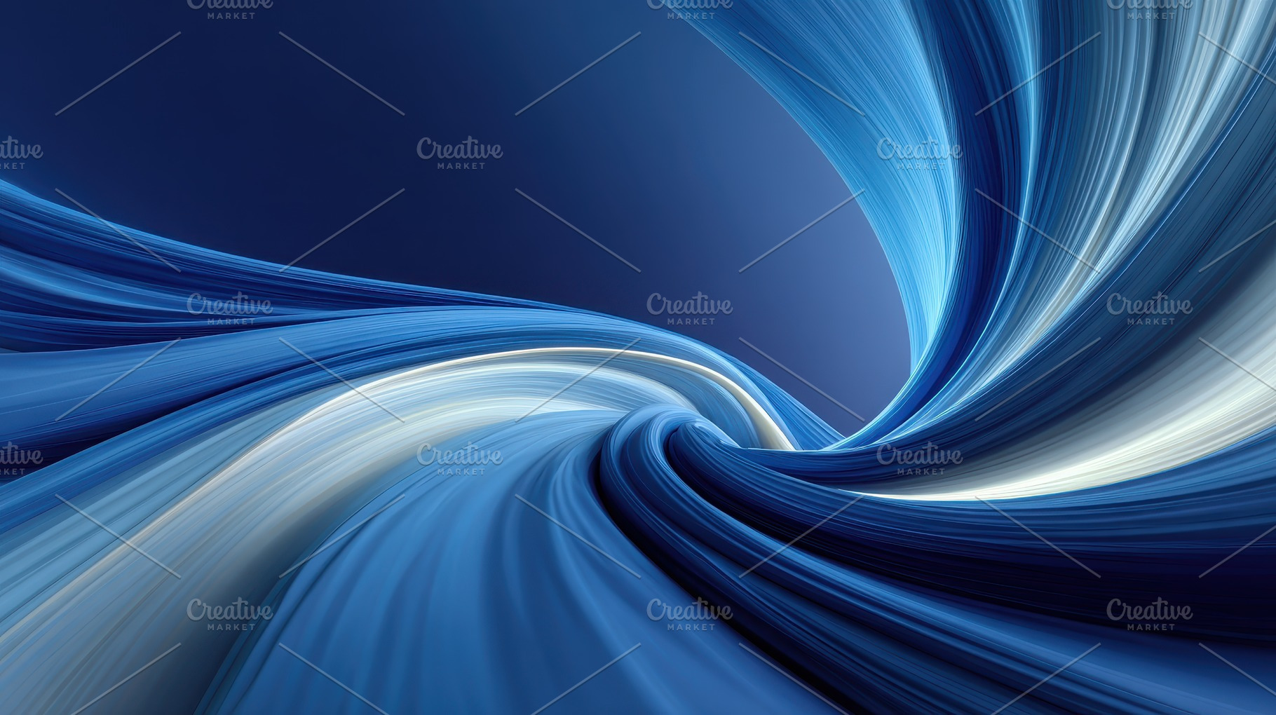 Abstract Blue Swirling Fabric Design, a Photo by Pixeness Studio
