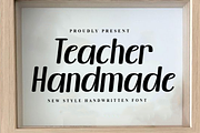 Teacher Handmade, a Handwritten Font by InermediaSTUDIO (Thumbnail 1 of 8)