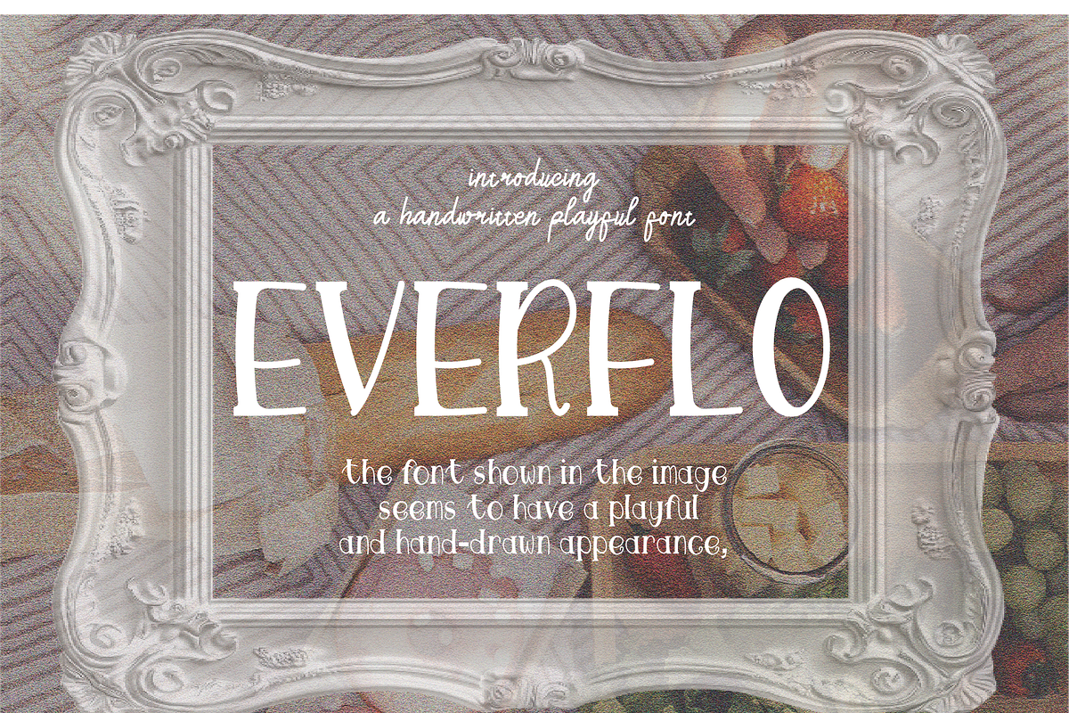 Everflo - Playful Font, a Handwritten Font by Berdansabersama (Photo 1 of 8)