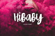 Hibaby Love Font, a Script Font by Dhan Studio (Thumbnail 7 of 7)
