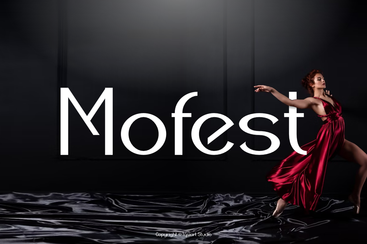 Mofest - Elegant Sans Font, a Sans Serif Font by Iqsiart Studio (Photo 1 of 13)