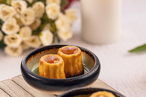 Small cakes with caramel filling, a Food & Drink Photo by Grafvision photography