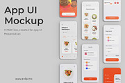 App UI Mockup / Phone Screen Mockup, a Device Mockup by Eka Restu D. Putra (Thumbnail 1 of 23)