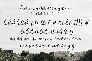 Carissa Wellington Script