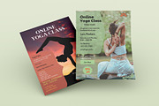Yoga Class Flyer Template, a Flyer Template by ROJI CREATOR (Thumbnail 2 of 4)