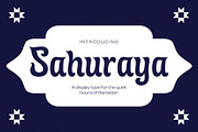 Sahuraya - Ramadan Display Font, a Handwritten Font by Letterhend Studio (Thumbnail 1 of 9)
