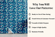Chinoiserie Blue Floral Patterns, a Pattern Graphic by Ninterints (Thumbnail 4 of 18)