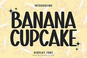 Banana Cupcake Font