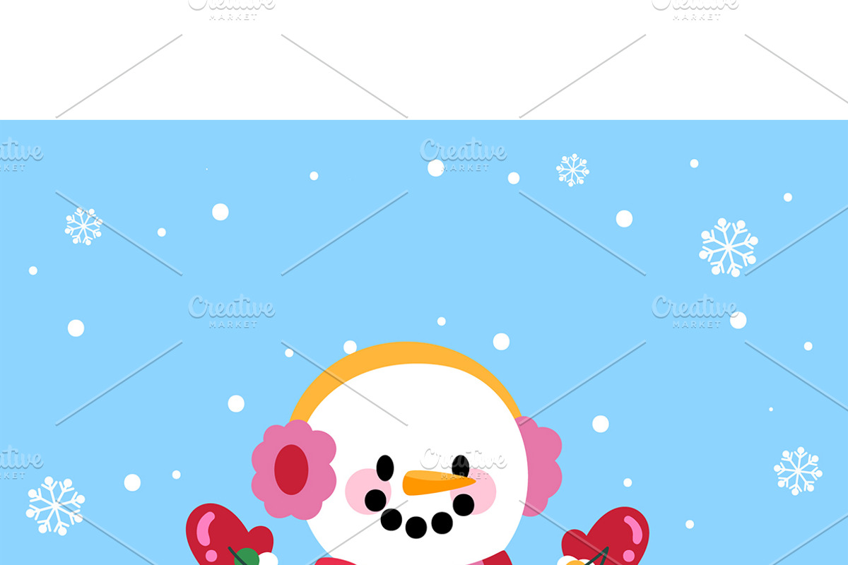 Outdoor Snowman, an Object Illustration by MISS CHATZ (Photo 3 of 3)