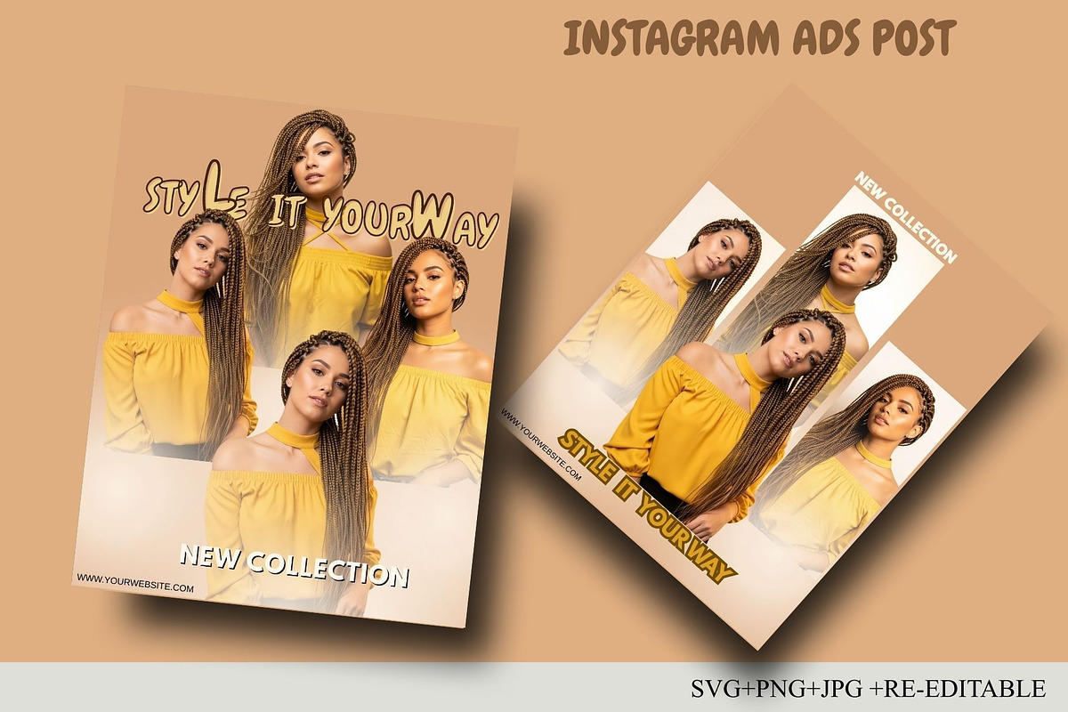 Editable Fashion Flyer Template, a Social Media Template by Aban's World (Photo 3 of 3)