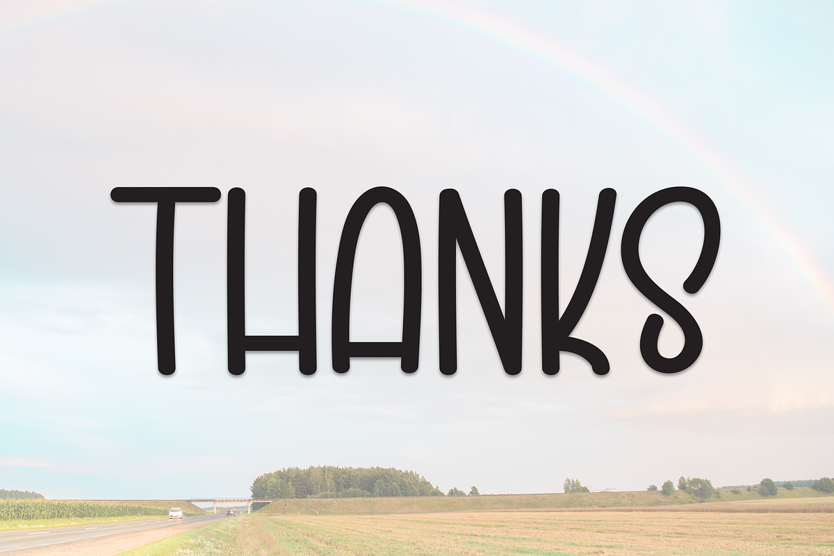 Rainbow Weekend | Script Font, a Script Font by Scratchones (Photo 8 of 8)