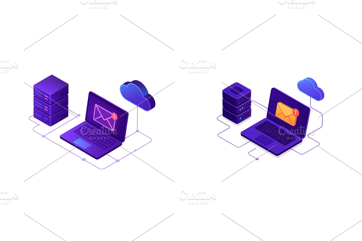 Vector flat illustration showing, a Technology Illustration by ZinetroN