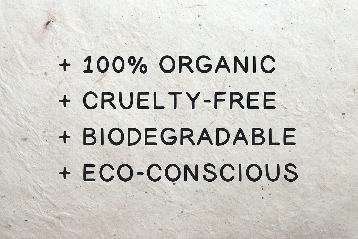 Timmy's Organic Typeface preview 3
