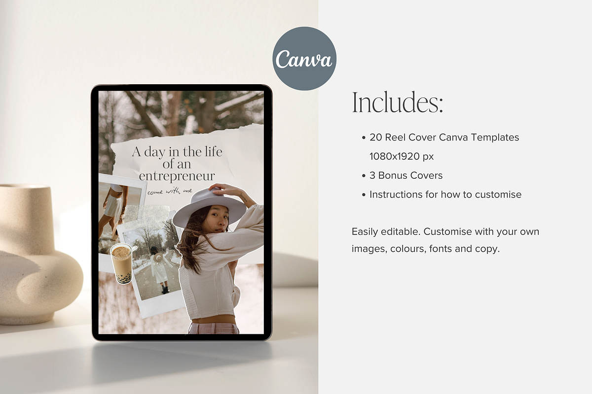 Collage Instagram Reel Covers Canva, a Social Media Template by Tabitha Emma (Photo 6 of 8)