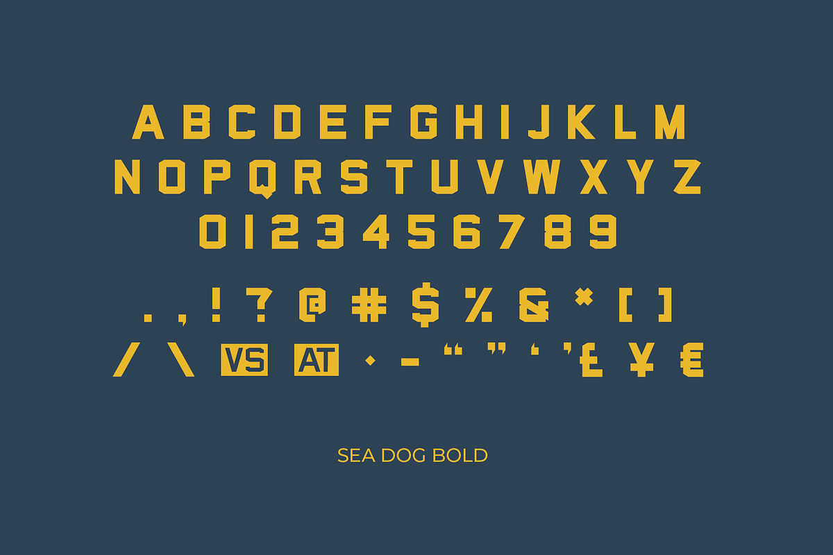 Sea Dog | Sports Display Font, a Font by Doug Houvener (Photo 5 of 9)