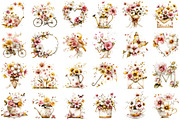 Whimsical Mother's Day Flowers, an Illustration by designcity5 (Thumbnail 2 of 5)