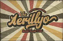 Aerillyo - Retro Bold Script Font