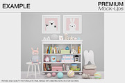 Nursery Wallpaper & Frames Mockups, a Product Mockup by mock-ups (Thumbnail 14 of 23)
