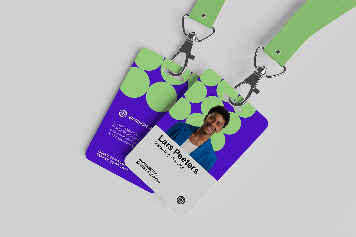 Realistic ID Card Mockup PSD, an Advertising Mockup by MA-KING_ART (Photo 4 of 5)