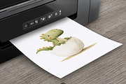 Dino Atelier Nursery Clipart, an Animal Illustration by PaintPixelCo (Thumbnail 11 of 12)