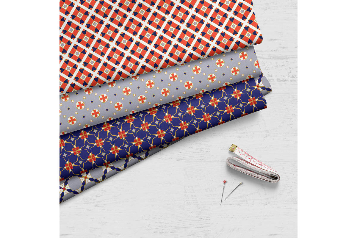 GULFI geometric seamless patterns., a Pattern Graphic by Peolla (Photo 3 of 9)