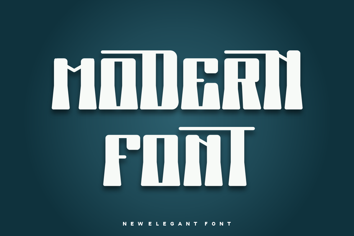 Dead Sentral - Font, a Sans Serif Font by artchiles_design (Photo 3 of 5)