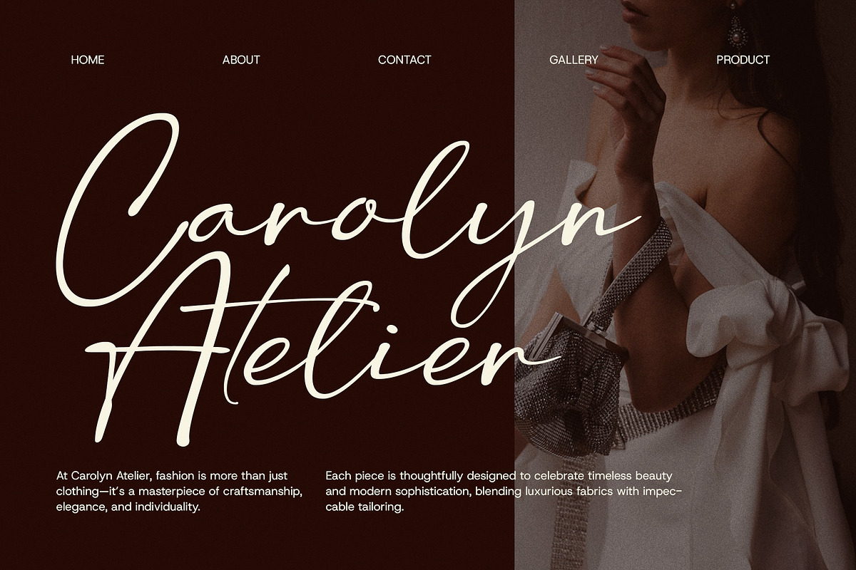 Aolona Christel Signature Font, a Script Font by Graphicxell (Photo 6 of 8)